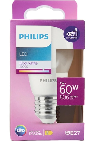 Led 60w P48 E27 Cw Gün Işığı 4000k Dim Edilmez Beyaz