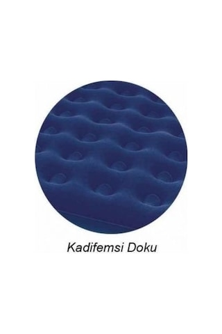 Bestway Pavillo Çift Kişilik Şişme Yatak + Pompa + 2 Yastık - Lacivert 67002 BW131