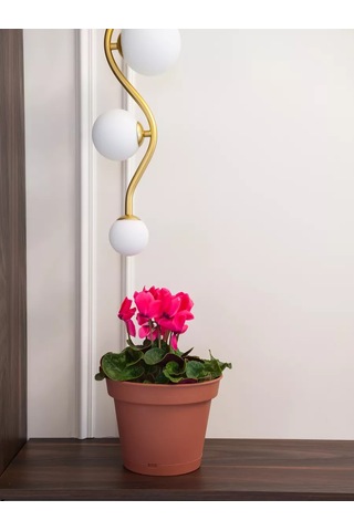 Grhome Otomatik Sulama Ve Altlık İle Saksı Plastik Çiçek Saksısı Seti 246097428