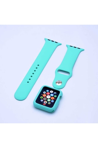 Watch 42mm Uyumlu 3 İn 1 Klasik Mkst Kordon-yeşil