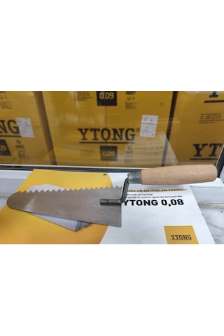 Ytong Gaz Beton Tutkal Malası Tek Taraf Dişli