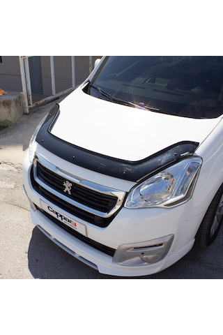 Cappafe Peugeot Partner Ön Kaput Koruyucu Rüzgarlık 4Mm 2015-2018