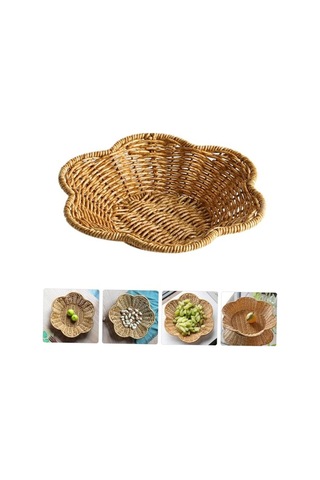 Maoyaya Dokuma Sepet, Dekoratif Depolama Tepsisi, Meyve Ve Atıştırmalık İçin Küçük Tasarım Diğer
