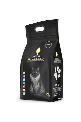 Royal Maine Coon Lavanta Kokulu Perlit Kedi Kumu 10 L