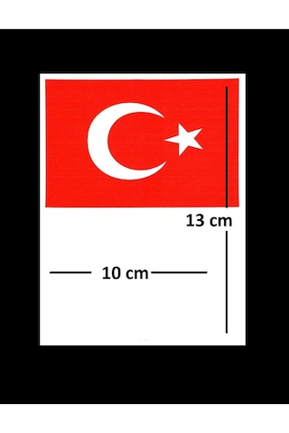 Türkiye Bayraklı Gümüşhane 29 Plaka Kodu Ön Cam Sticker