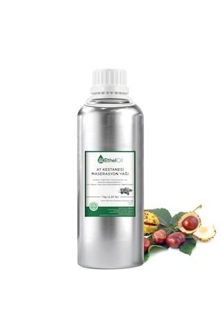At Kestanesi Maserasyon Yağı - 1 Kg - %100 Saf Ve Doğal Maserasyon Yağ 1 KG