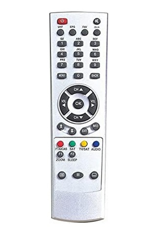 Uydu Alıcılı Led Televizyon Kumandası Kırmızı Logolu Model