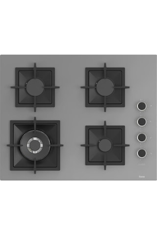 Ferre Flowart Serisi Gri Ankastre Set SC408-WFA - QBL63CPR - D079