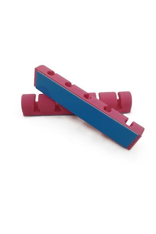 Mottopi Düz Kablo Düzenleyici Kablo Tutucu Kablo Sabitleyici Sert Plastik / Pembe