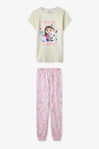 Penti Ekru Kız Çocuk Gabby Pamuklu Pijama Takımı
