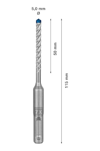 Bosch Expert Sds Plus-7x Kırıcı Delici Delme Ucu 5 X 50 X 115 Mm - 2608900059