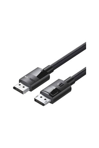Ugreen 8k 60hz Displayport - Displayport 1.4 Örgülü Kablo 2 Metre, Siyah, 80392