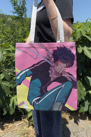 Zipzap Noragami V3 Yazlık Kışlık Çift Taraflı Kanvas Baskı Bez Çanta Anime Çantası