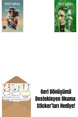 Şarkını Söylediğin Zaman + Yeşil + Okuma Sticker'ları