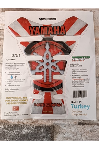 Vigneron Yamaha Kırmızı Tankpad