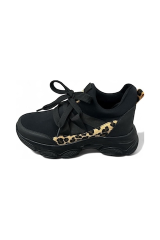 Erva'nın Butiği Siyah Dalgıç Kumaş Ryan Kadın Sneakers-5638