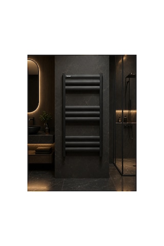 Alüminyum Mat Siyah 50x90 Petsa Stila Havlupan