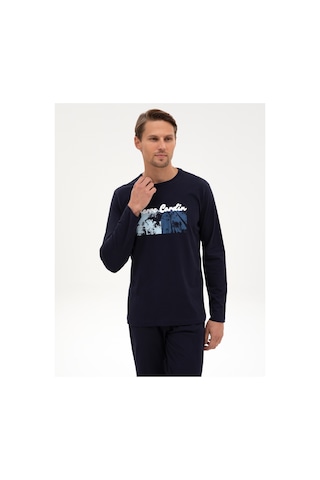 Pierre Cardin Erkek Lacivert Pijama Takım 50322631-200 Lacivert