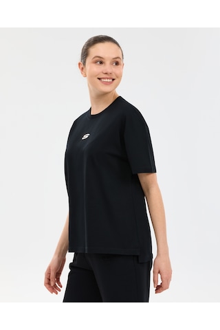 Skechers W Graphic T-shirt Short Sleeve T-shirt Kadın Siyah Tshirt S2610017-3817