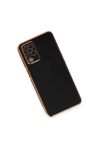 Oppo A54 4g Kılıf Volet Silikon - Siyah Düz Renkli