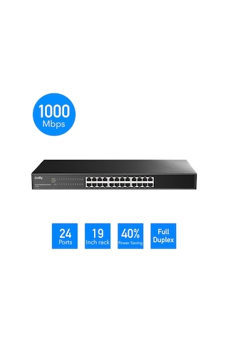 Cudy Gs1024 16k Mac, 24 Port Gigabit Metal Switch