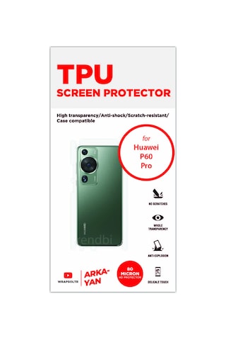 Huawei P60 Pro Arka Ve Yan Kaplama Tam Kaplayan Hd Film