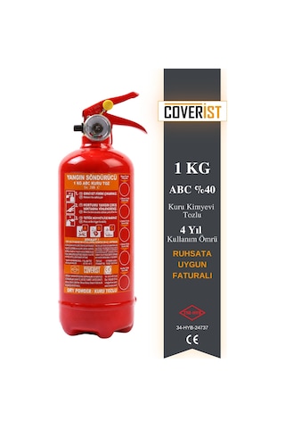 Eva Trafik Seti Plus - 1 Kg Yangın Tüpü - 4 Yıllık - Silver Paket