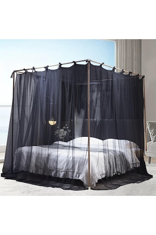 Suntek 4 Köşe Direkli Yatak Gölgelik Ağı Çocuk Odası Ev 200cmx220cmx210cm