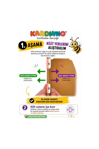 Kardinno Orange Uni Eğitici Oyuncak Karton Giyilebilir Çocuk Kostümü Etkinlik Parti Kostümü