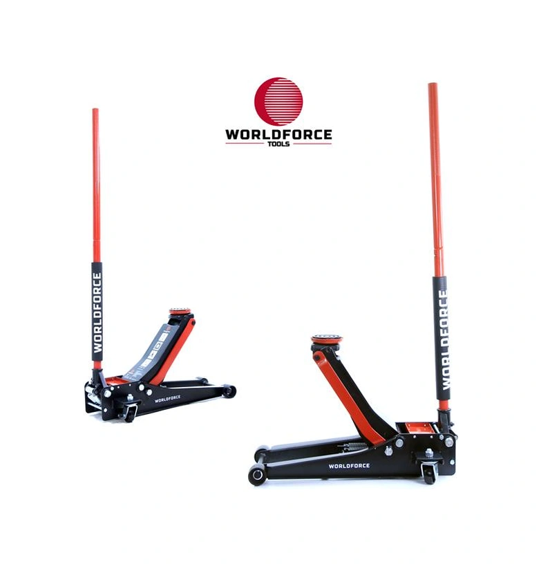 Hidrolik Kriko 3 Ton Düşük Profil Çift Piston Garaj Ekipmanları Hırdavat