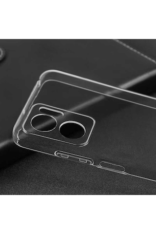 Xiaomi Redmi Note 11e Kılıf Zore Süper Silikon Kapak Renksiz