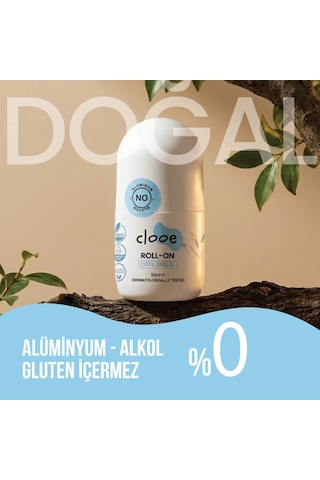 Alüminyum İçermeyen Hassas Cilt Uyumlu Organik Aloe Vera Özlü Ferahlatıcı Roll On Deodorant 50 Ml