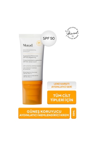 Güneş Koruyucu, Aydınlatıcı Nemlendirici Krem Spf 50- Superactive Spf 50 Moisturizer: Brightening