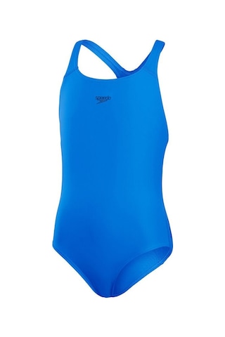 Speedo Eco Endurance+ Medalist Kız Çocuk Yüzücü Mayosu Mavi