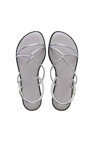Havaianas Una Manga Kadın Gümüş Renkli Sandalet-15704 Gri