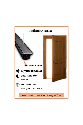 Profilegroup Kapılar İçin Kendinden Yapışkanlık Contası 6 M, Yalıtım Malzemesi 218224559 6