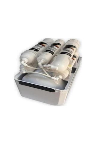 Su Arıtma Cihazı Beyaz Kasa - Dahili 8 Litre Metal Tank Ve Lüx Musluk
