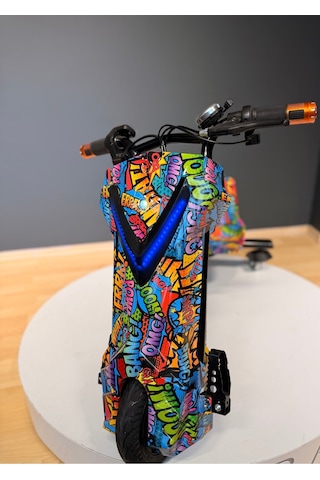 36v 350w Elektrikli Drift Scooter 3 Hızlı 25 Km/h 100 Kg Taşıma Kapasiteli Çok Renkli Çok Renkli