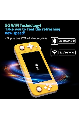 Rg505 Oyun Konsolu, Android 12 Sistemi Unisoc Tiger T618 Cpu 4.95