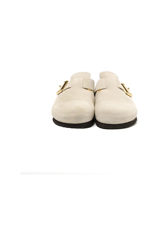 Capuccıno Terlik Kadın 17d5 Frau Velour-s Cappuccino Taupe Capuccıno Krem