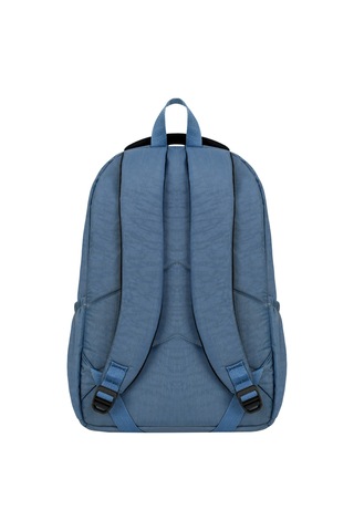 2'li Set Lüx Krinkıl Kumaş Lise Ve Ortaokul Sırt Çantası + Kalemlik, Maymun Anahtarlık Hediyeli Turkuaz