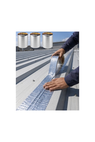 8753tknd 3 Lü Set Çatı Balkon Pvc Boru İçin Sızdırmazlık Tamir Bandı 893hmng Çok Renkli Çok Renkli