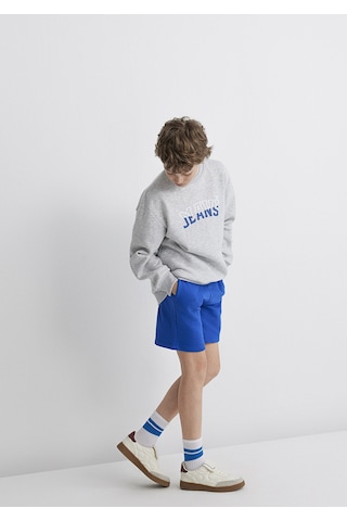 Mavi - Mavi Logo Baskılı Gri Sweatshirt 6s10031-85438