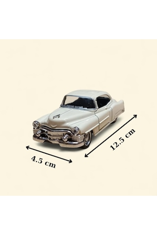 1953 Cadillac Serıes 62 Coupe Diecast Krem Çek Bırak Model Araba Diğer