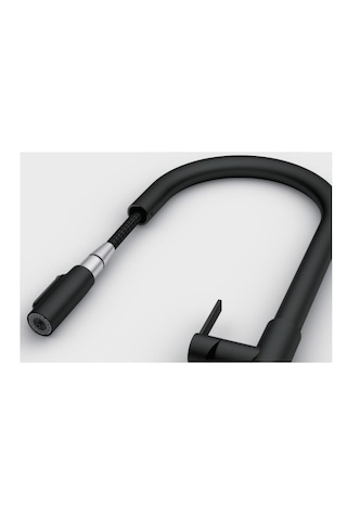 Franke Maris Slim Clear Water Matt Black Armatür Siyah
