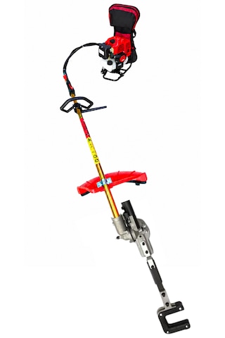 Benzinli Sırt Tırpan + Kancalı Silkeleme Hasat + Çit Kesme Aparatı Set 52 Cc 4,6 Hp Bc520