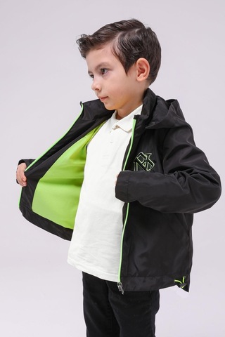Benitto Kids Erkek Çocuk Mevsimlik Yağmurluk Ceket 51296-siyah Siyah