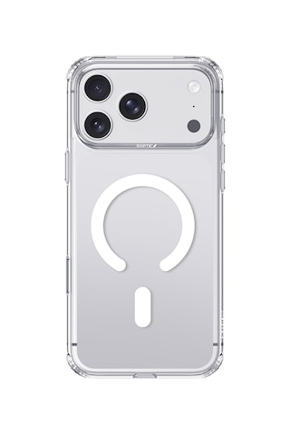 Apple iPhone 18 Pro Uyumlu Kılıf M-safe Şarj Özellikli Raptic Air Clear Serisi Airbagli Kapak Şeffaf