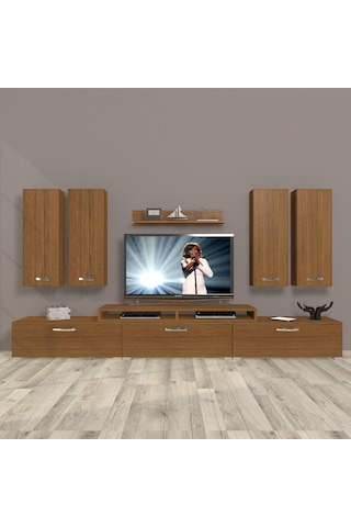 Decoraktiv Ekoflex 8d Slm Tv Ünitesi Tv Sehpası Ceviz