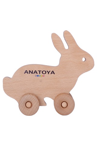 Ahşap İki Boyutlu Oyuncak Tavşan - Anatoya